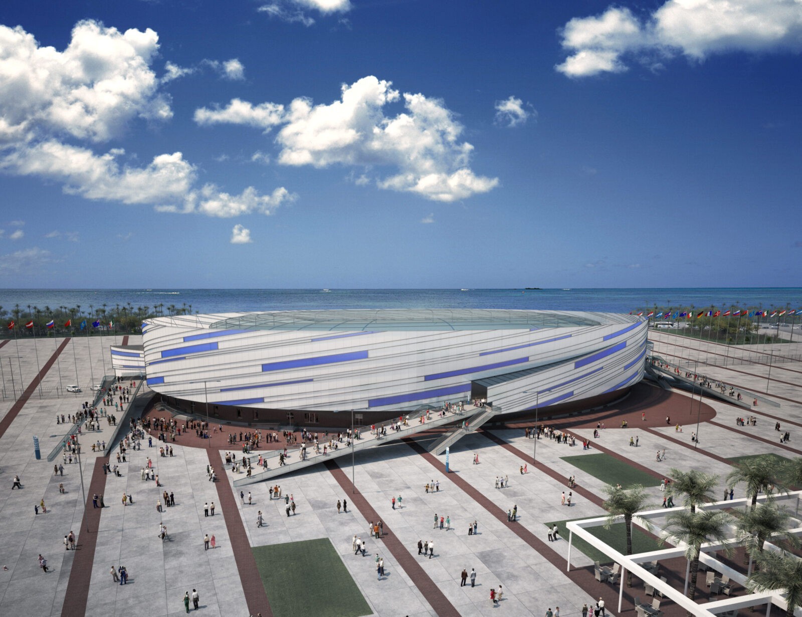 Малая ледовая арена для хоккея с шайбой на 7000 зрителей, Олимпийский парк «Сочи-2014»