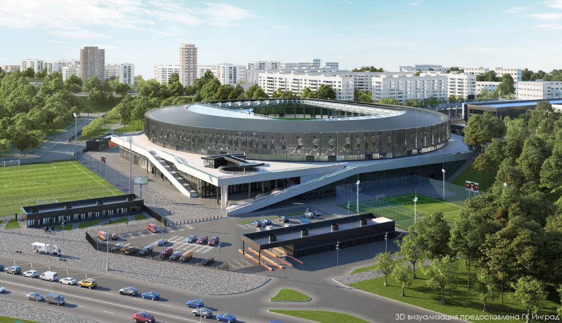 Реконструкция футбольного стадиона «Торпедо» на 15000 зрителей, г. Москва